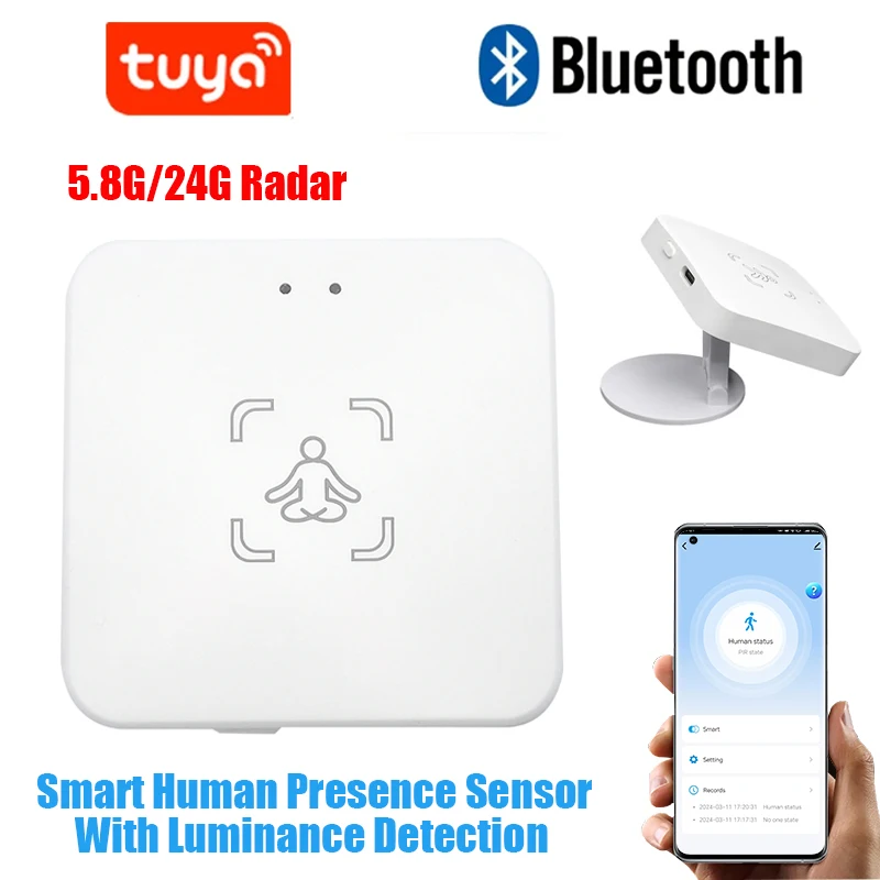 Bluetooth MmWave умный датчик присутствия человека, умный дом Tuya Smart Life, автоматическое обнаружение расстояния, Alexa, Google
Bluetooth MmWave умный датчик присутствия человека, умный дом Tuya Smart Life, автоматическое обнаружение расстояния, Alexa, Google