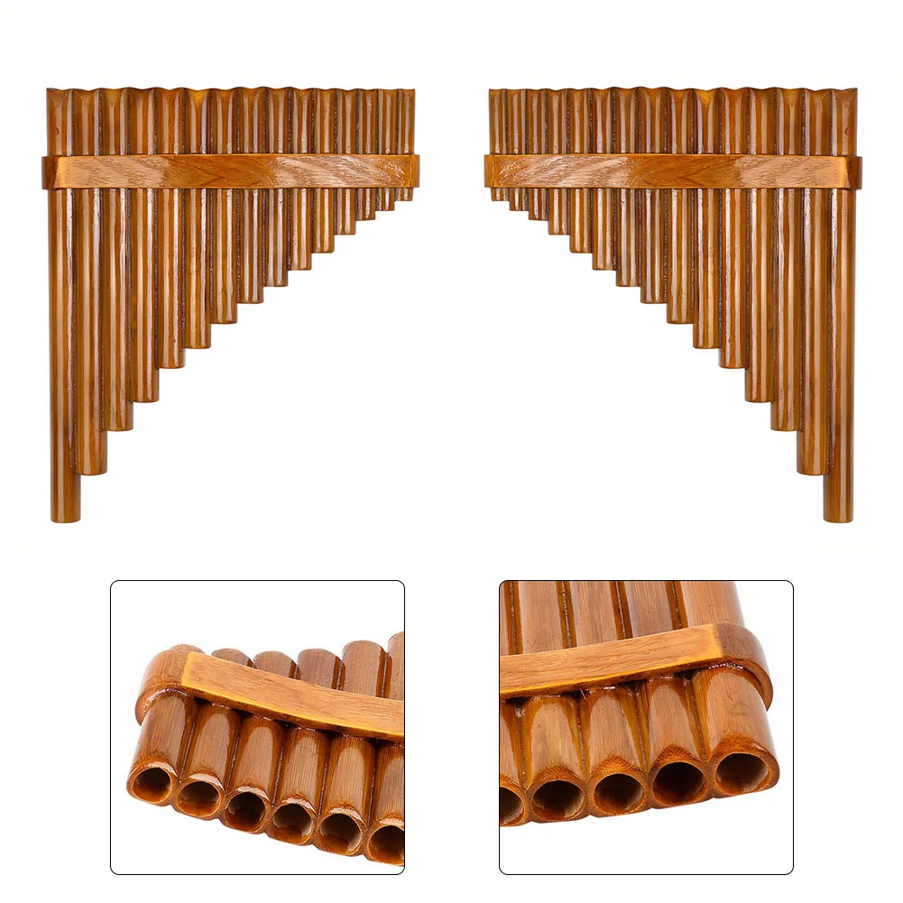 

1pc Pan Pipes Flutes Tuned G Major 440 Hz Frequency 15-pipe Pan Flute Manually Calibrated By Tight Cork Music Instruments