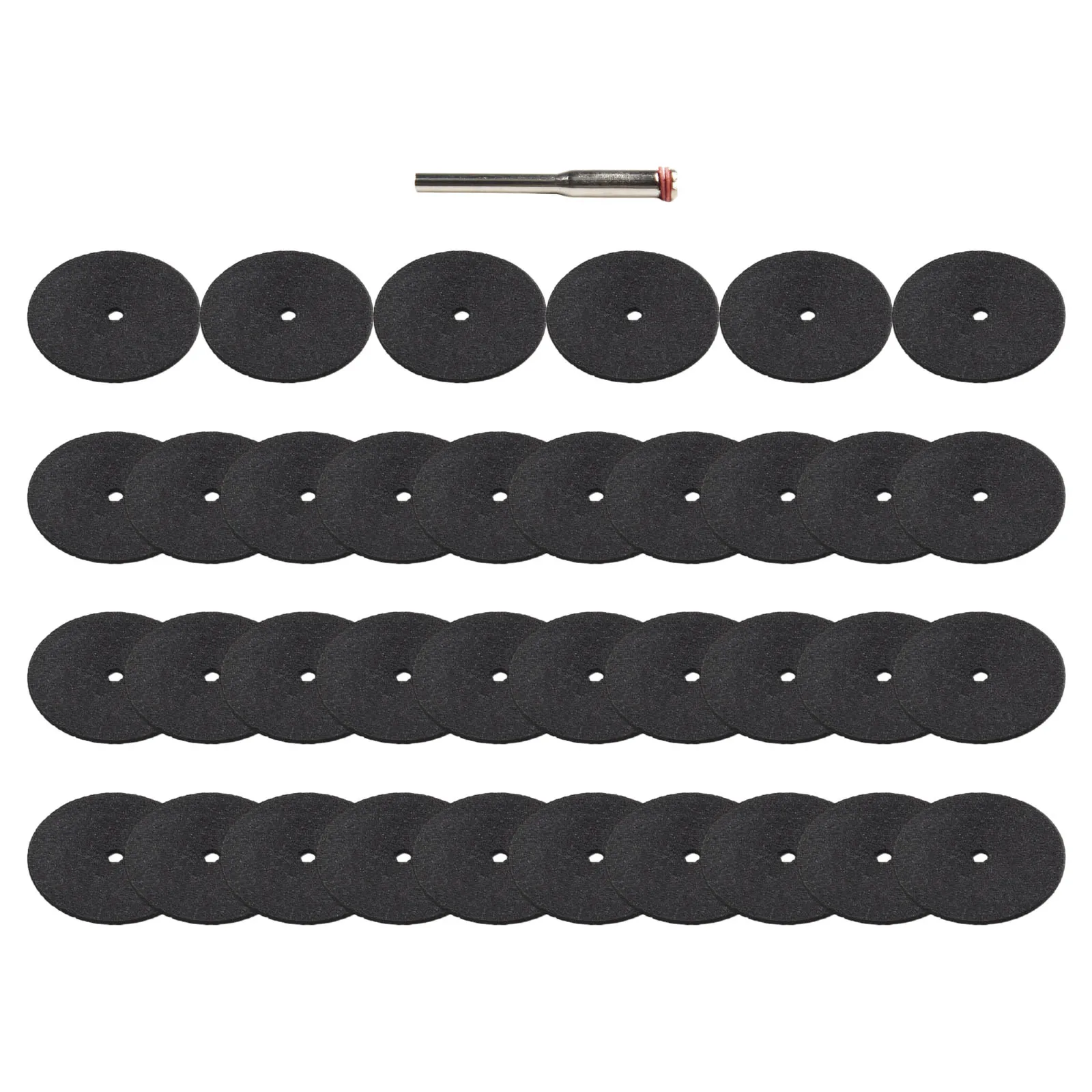 36pcs/Set 24mm Resin Cutting Wheel Cutting Disc + 1pcs Connecting Rod Smooth Fine Cut For All Rotating Tools With 3.1mm Mandrel
36pcs/Set 24mm Resin Cutting Wheel Cutting Disc + 1pcs Connecting Rod Smooth Fine Cut For All Rotating Tools With 3.1mm Mandrel