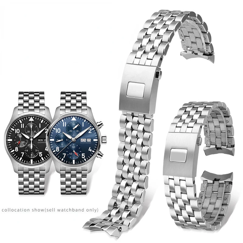 Higt quality Stainless Steel Watchband for IWC Pilot Mark 17 18 IW377714 IW377717 IW377710 Watch Strap Bracelet for Men 20mm 21m
Higt quality Stainless Steel Watchband for IWC Pilot Mark 17 18 IW377714 IW377717 IW377710 Watch Strap Bracelet for Men 20mm 21m