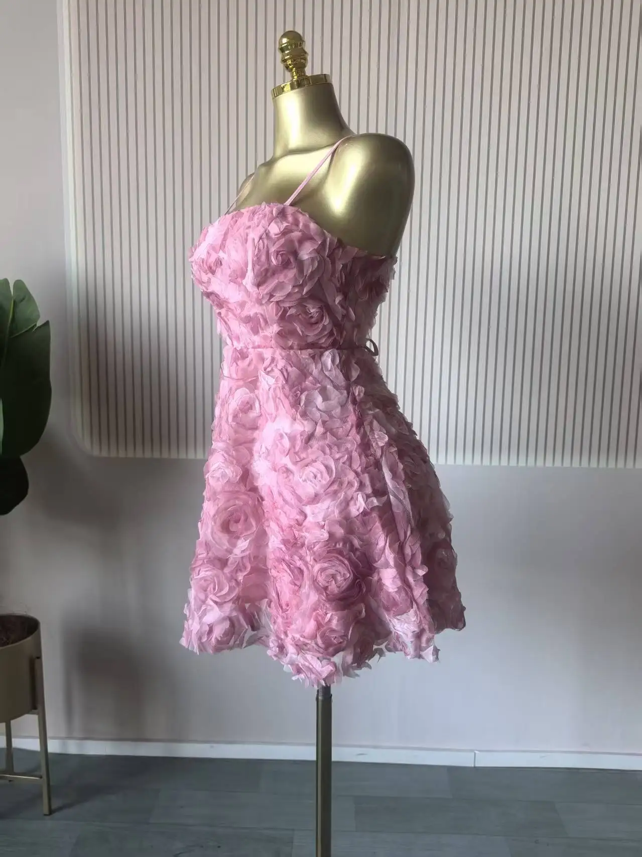 CM.YAYA Women Rose Floral Spaghetti Strap Lace Up Back Midi Mini A-line Dress 2026 Street Birthday Party Dresses Trendy Vestidos 79 S4654352f31784e6ab0855c975f75d2d9q
