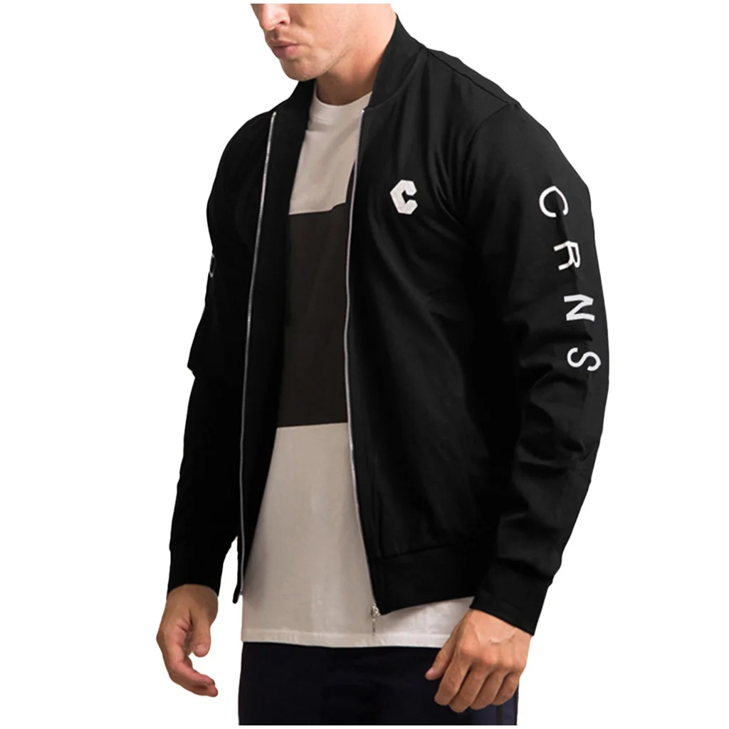 2023 Printed Letter Zip Black Jacket Cardigan Coat Mens sports casual fitness gym jacket For Male stand collar Sweatshirt
2023 Printed Letter Zip Black Jacket Cardigan Coat Mens sports casual fitness gym jacket For Male stand collar Sweatshirt