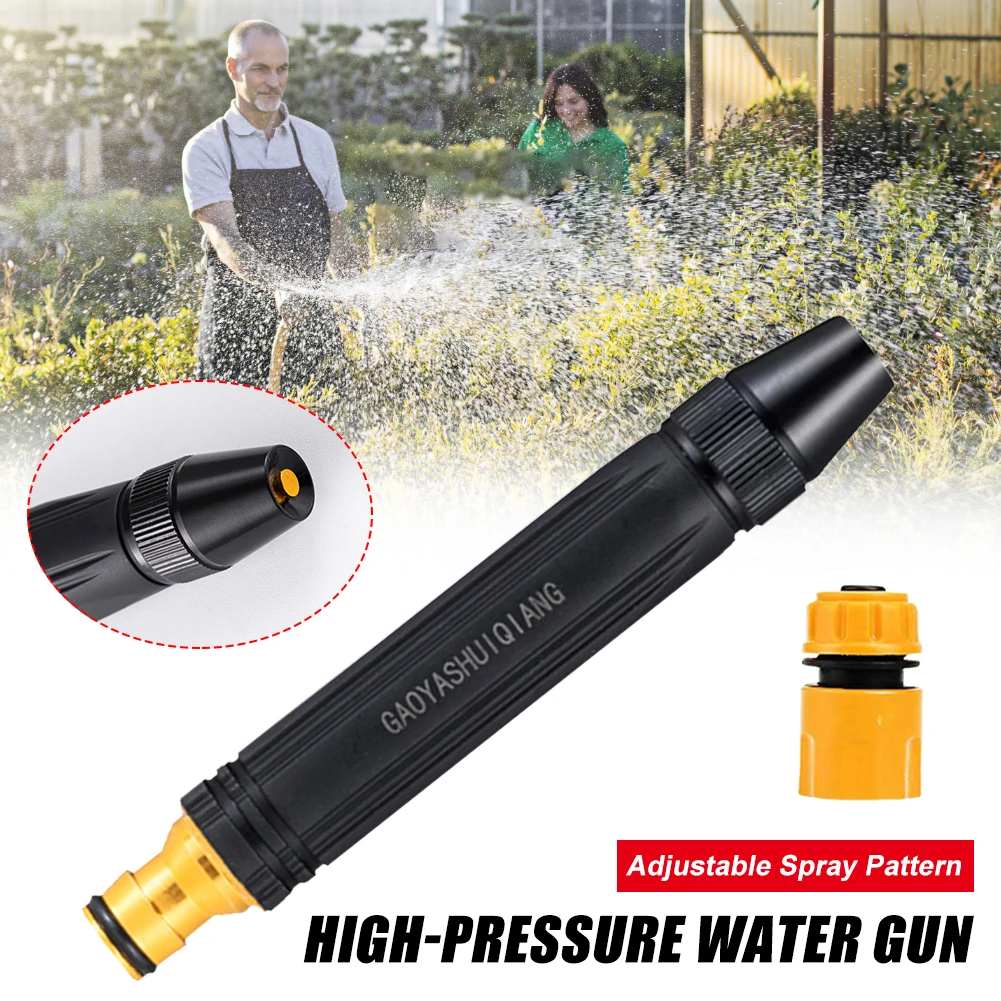 High Pressure Water Gun Mini Plastic Jet Washer Wand Adjustable Watering Pattern Quick Connect For Gardening Watering Car Washer
High Pressure Water Gun Mini Plastic Jet Washer Wand Adjustable Watering Pattern Quick Connect For Gardening Watering Car Washer