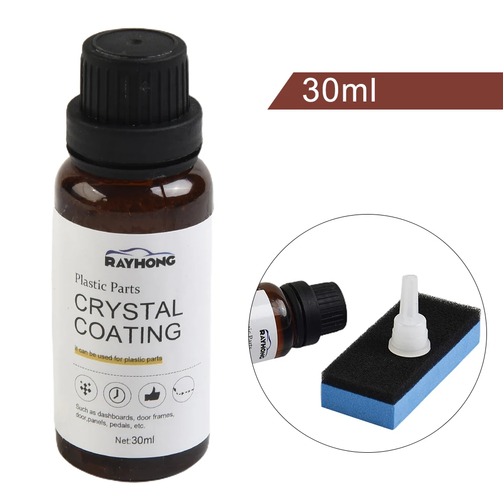 Plastics Parts Crystal Coating High Quality 30ml Car Trim Restorer Car Refresher Agent Maintenance Accessories
Plastics Parts Crystal Coating High Quality 30ml Car Trim Restorer Car Refresher Agent Maintenance Accessories