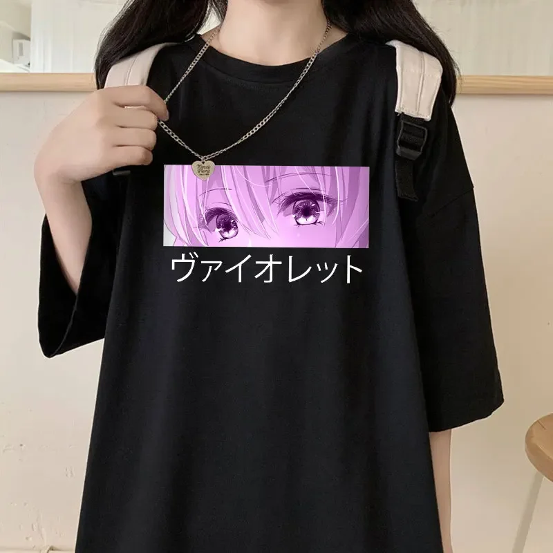 

Japanese Cartoon Women T Shirt Anime Harajuku Zero Two Beautiful Girls Print Ulzzang Streetwear Loose Summer Tops Female T-shirt
