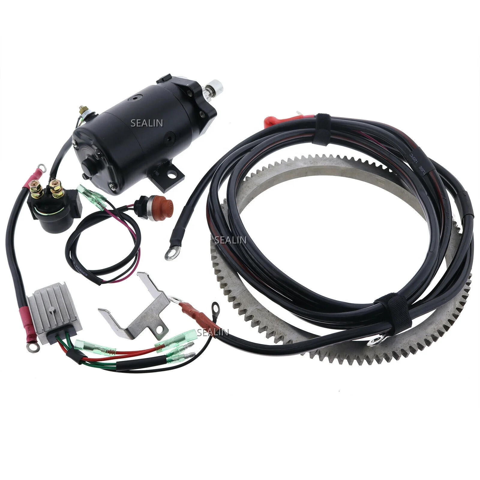 Electric Start Motor Kit Flywheel for Yamaha Outboard E48CMH 48HP Enduro 2 Stroke PARSUN HIDEA PIONEER JIANHANG T48 M48& MORE
Electric Start Motor Kit Flywheel for Yamaha Outboard E48CMH 48HP Enduro 2 Stroke PARSUN HIDEA PIONEER JIANHANG T48 M48& MORE