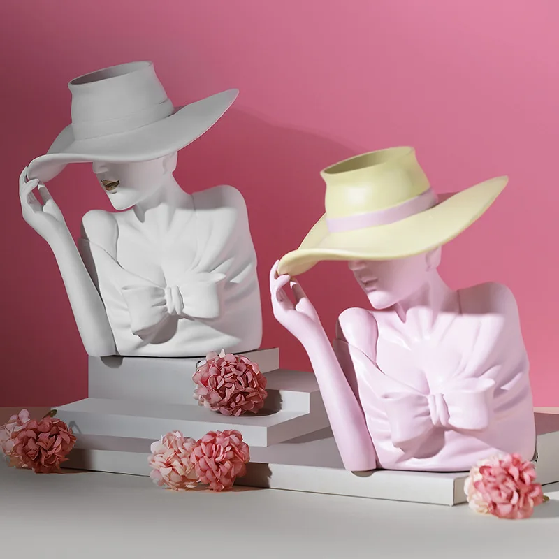Nordic simple fashion girls ladies flowerpot arrangement ornaments Living room porch window decoration anime Elegant planter
Nordic simple fashion girls ladies flowerpot arrangement ornaments Living room porch window decoration anime Elegant planter