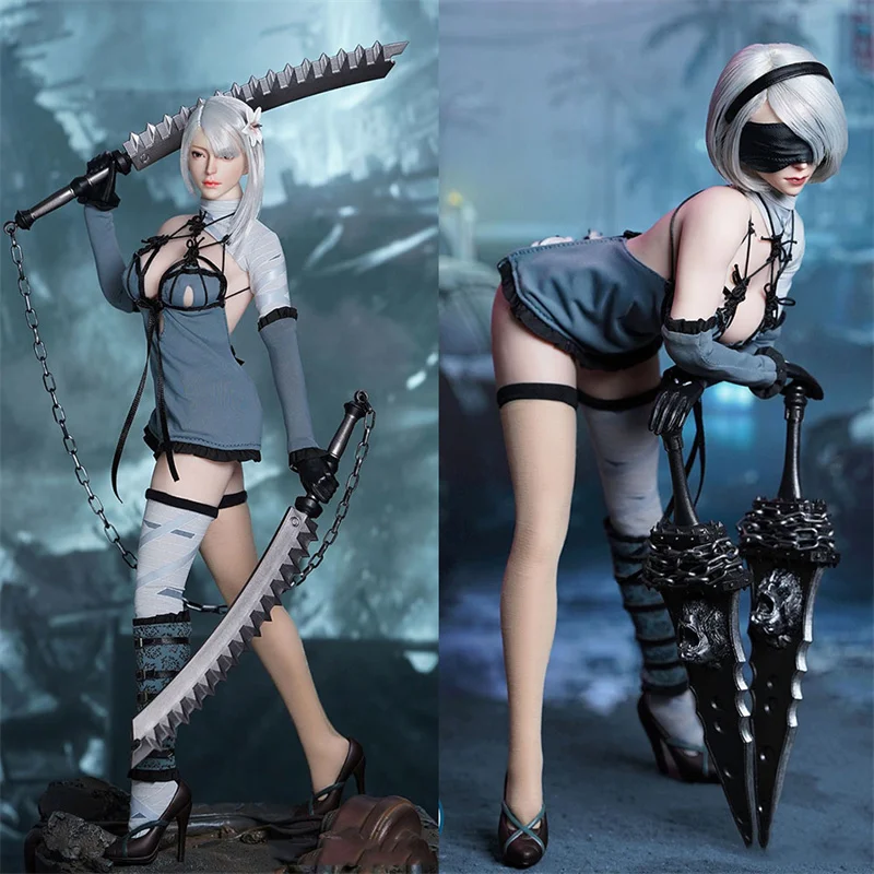 Модель робота-убийцы 2B Sister SET069 в масштабе 1/6, голова с ночной рубашкой, костюм, одежда для 12-дюймовой экшн-фигурки TBL S42A
Модель робота-убийцы 2B Sister SET069 в масштабе 1/6, голова с ночной рубашкой, костюм, одежда для 12-дюймовой экшн-фигурки TBL S42A