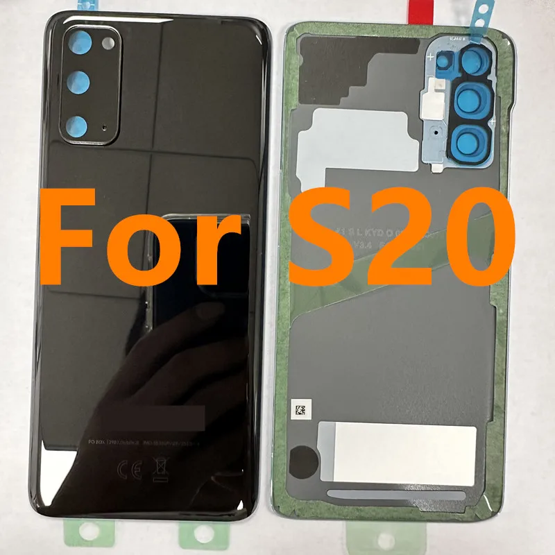 

Back Glass Replacement For Samsung Galaxy S20 SM-G980 G980F G980U Battery Rear Door Cover Case with Camera Lens CE and US Logo