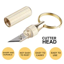 Creative Brass Knife Portable Mini Knife Multi-function Car Keychain Small Pendant Unpacking Express Out of The Box
Creative Brass Knife Portable Mini Knife Multi-function Car Keychain Small Pendant Unpacking Express Out of The Box