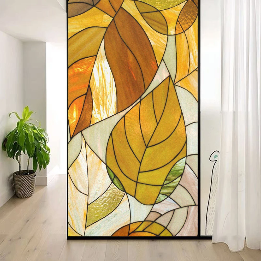 Privacy Window Film Leafage Pattern Frosted PVC Anti-UV Static Cling Glass Tint Stickers for Home Bathroom Door Decoration Film
Privacy Window Film Leafage Pattern Frosted PVC Anti-UV Static Cling Glass Tint Stickers for Home Bathroom Door Decoration Film