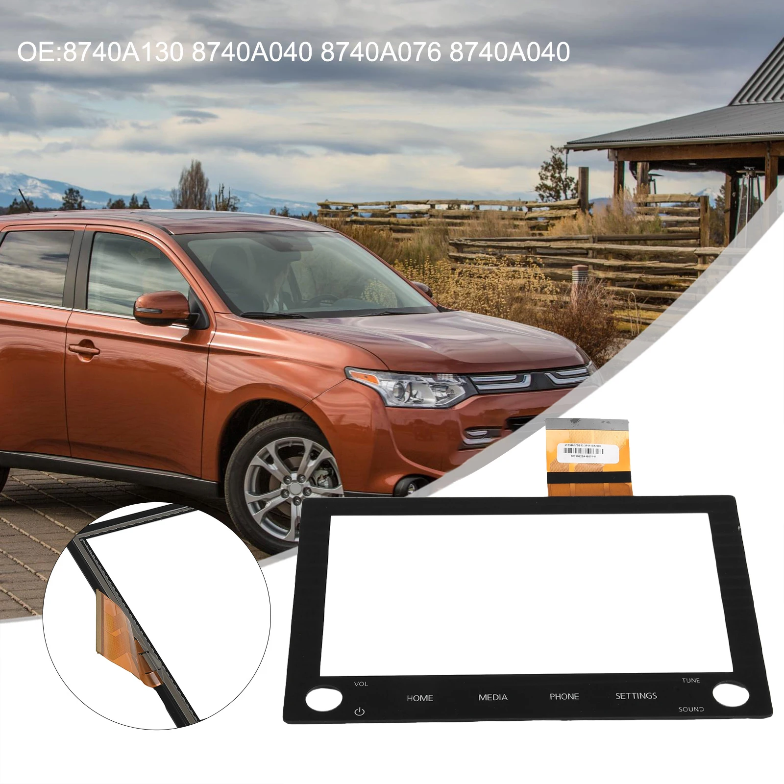 1x 8-элементная панель для Mitsubishi Outland (Sport) 2019-2022, электронные компоненты для сенсорного экрана HUD #8740a076
1x 8-элементная панель для Mitsubishi Outland (Sport) 2019-2022, электронные компоненты для сенсорного экрана HUD #8740a076