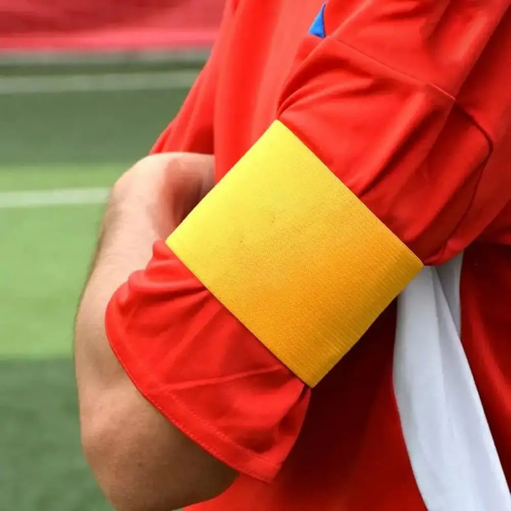 

Football Captain Armband Fastener Tape Adult Squad Armbands Good Texture Football Train Comfortable Adult Divisional Sleeve
