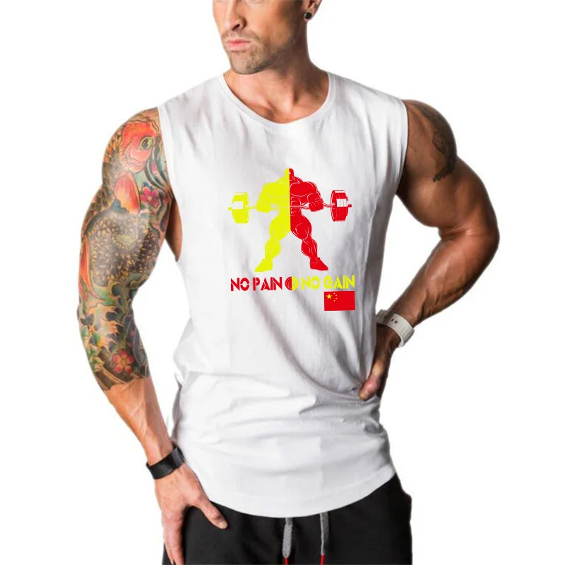 Brand Gyms Clothing Men Running and Fitness Stringer Tank Top Vest Sportswear Muscle Workout Singlets Sleeveless Undershirt
Brand Gyms Clothing Men Running and Fitness Stringer Tank Top Vest Sportswear Muscle Workout Singlets Sleeveless Undershirt