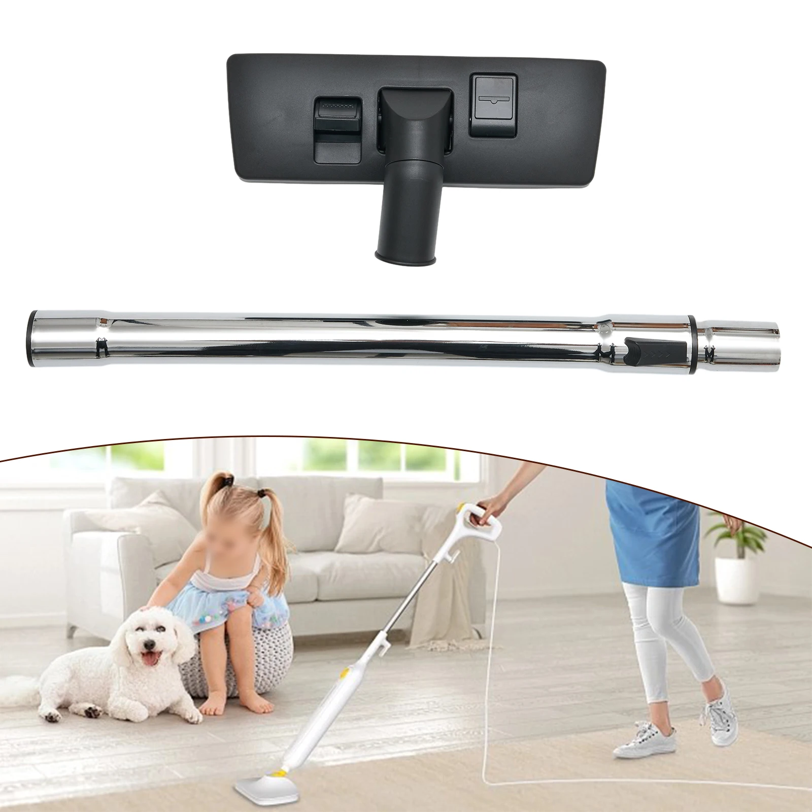 Extension Tube Floor Nozzle Carpet Brush Extension Rod Tube Stainless Steel Universal 35mm Vacuum Cleaner ABS Plastic
Extension Tube Floor Nozzle Carpet Brush Extension Rod Tube Stainless Steel Universal 35mm Vacuum Cleaner ABS Plastic