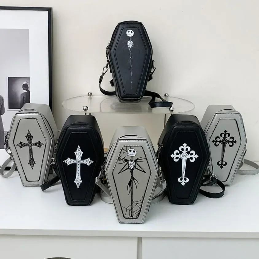 Women Cross Coffin Crossbody Sling Bags Cell Phone Purse Mini Shoulder Handbag Fanny Packs Gifts for Women Men Teen Girls
Women Cross Coffin Crossbody Sling Bags Cell Phone Purse Mini Shoulder Handbag Fanny Packs Gifts for Women Men Teen Girls