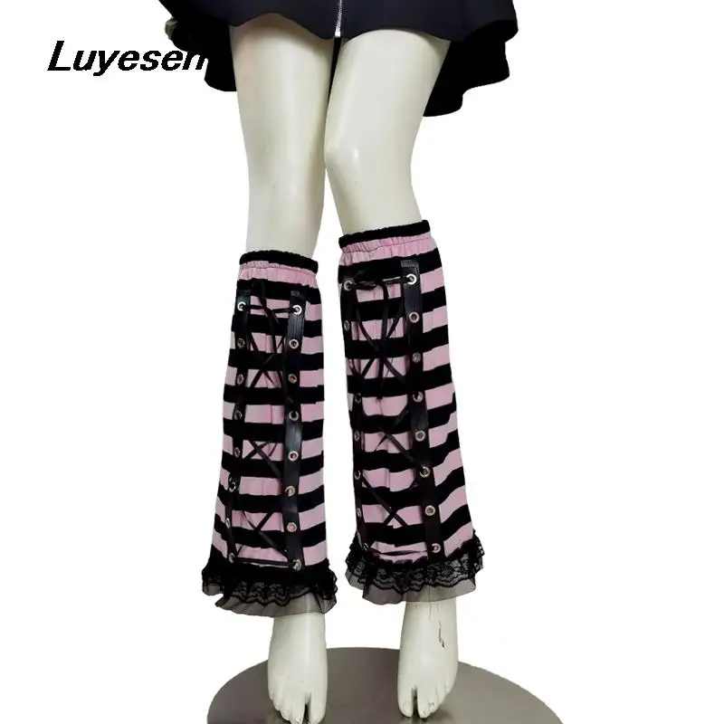Pink Striped Women Leg Warmers 2023 Spring Y2k Girl Long Socks Sweet Hosiery Lace Patch Slim Leg Warmers Lace Up Slim Foot Cover
Pink Striped Women Leg Warmers 2023 Spring Y2k Girl Long Socks Sweet Hosiery Lace Patch Slim Leg Warmers Lace Up Slim Foot Cover