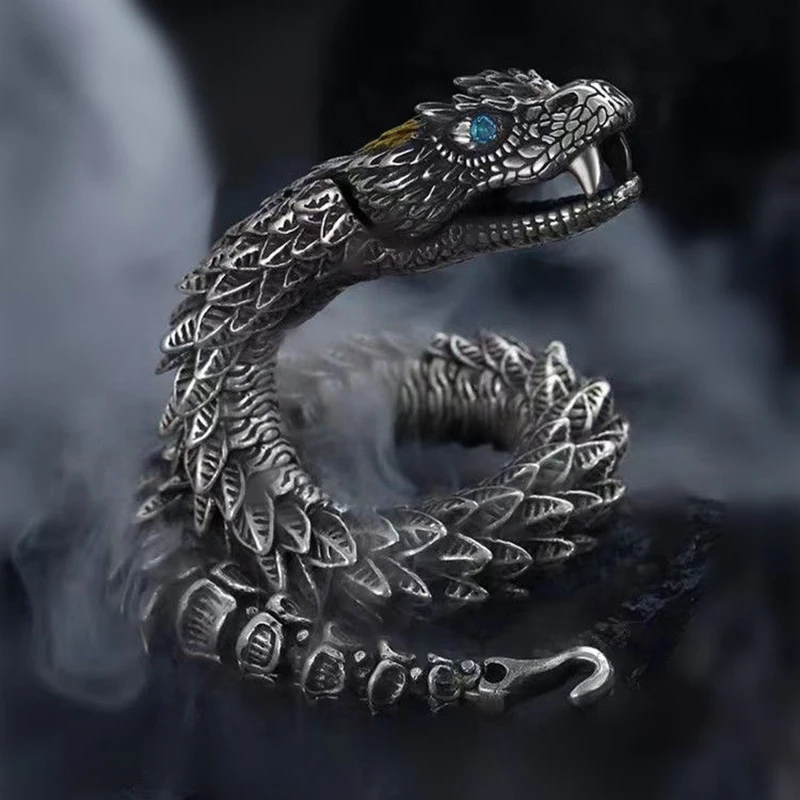 Vintage S925 Silver Dragon Bracelet Men Jewelry 18/20/22CM Dragon Scales Chain Male Party Domineering Liberality Bracelet Gift
Vintage S925 Silver Dragon Bracelet Men Jewelry 18/20/22CM Dragon Scales Chain Male Party Domineering Liberality Bracelet Gift