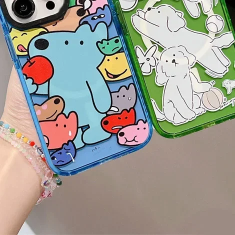 Cartoon Dog MagSafe Phone Case Cover for IPhone 12 13 14 15 Pro Max Case for IPhone 15 Pro Max
Cartoon Dog MagSafe Phone Case Cover for IPhone 12 13 14 15 Pro Max Case for IPhone 15 Pro Max