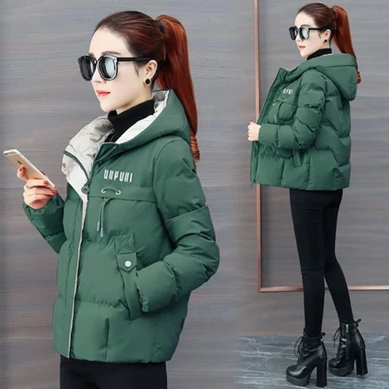 Winter Jacket Women Parkas Hooded Thick Down Cotton Padded Parka Female Jacket Short Coat Slim Warm Outwear
Winter Jacket Women Parkas Hooded Thick Down Cotton Padded Parka Female Jacket Short Coat Slim Warm Outwear