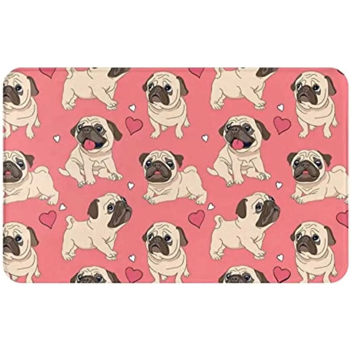 Funny Cartoon Pug Puppy Dog Floor Door Mat, Bathroom Carpet Thin Door Mat Absorbent Washable for Kitchen Living Room Bathroom
Funny Cartoon Pug Puppy Dog Floor Door Mat, Bathroom Carpet Thin Door Mat Absorbent Washable for Kitchen Living Room Bathroom