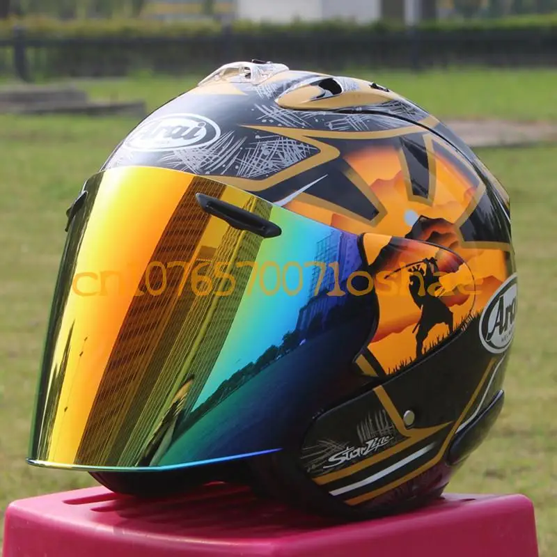 Motorcycle Half Helmets Golden Sword Guard Motorbike Helmet Motorcycle Helmet Summer Approved Casco Motorcycle Men And Women
Motorcycle Half Helmets Golden Sword Guard Motorbike Helmet Motorcycle Helmet Summer Approved Casco Motorcycle Men And Women