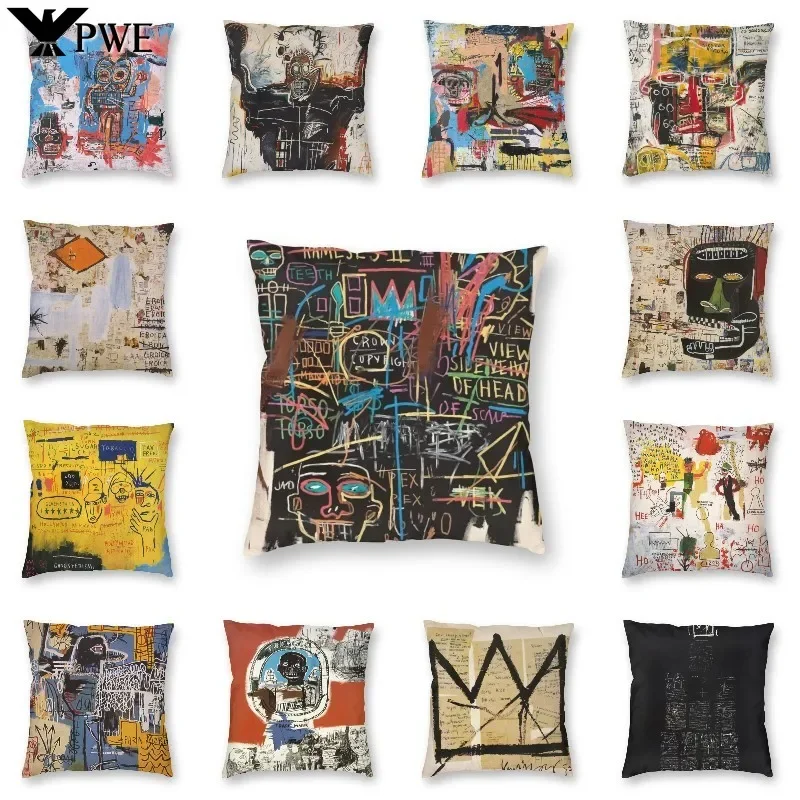 

45x45cm Graffiti Cushion Cover Home Decor Street Pop Art Throw Pillow Case for Sofa Car