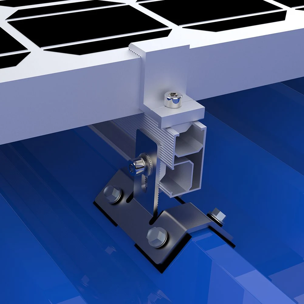Photovoltaic Clamp Trapezoidal Clamp Solar Power Supplies 1/4pcs 100x72x82.6mm Sliver Solar Panel Racking And Mounts Accessory
Photovoltaic Clamp Trapezoidal Clamp Solar Power Supplies 1/4pcs 100x72x82.6mm Sliver Solar Panel Racking And Mounts Accessory