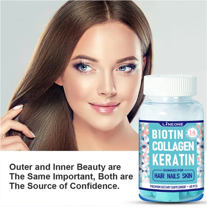 

Жевательные резинки Biotin, Коллагеновые жевательные резинки для роста волос, поддержания и восстановления волос, здоровья кожи и иммунной поддержки