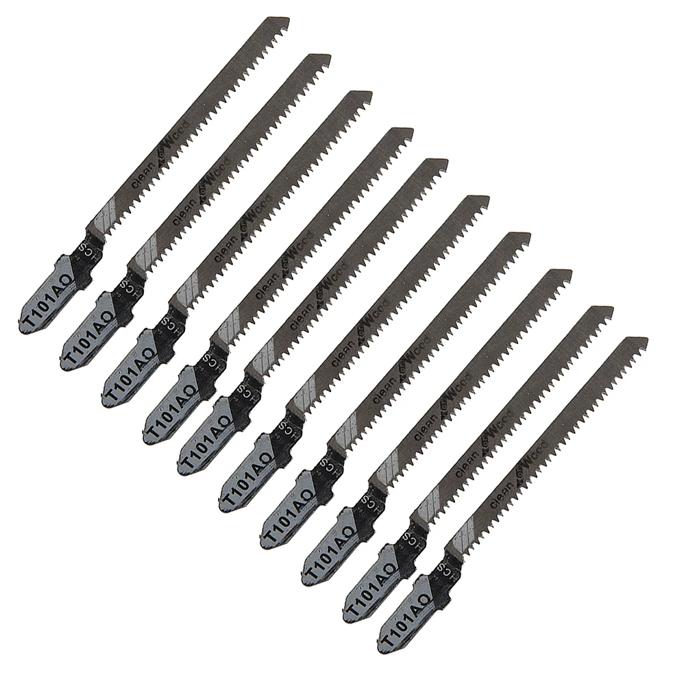 10 Pcs Reciprocating Jigsaw Blade T101AO 3 Inch HCS T-Shank Multi-Jig Saw Blades Wood Plastic Cutting Disc For Bosch Power Tool
10 Pcs Reciprocating Jigsaw Blade T101AO 3 Inch HCS T-Shank Multi-Jig Saw Blades Wood Plastic Cutting Disc For Bosch Power Tool