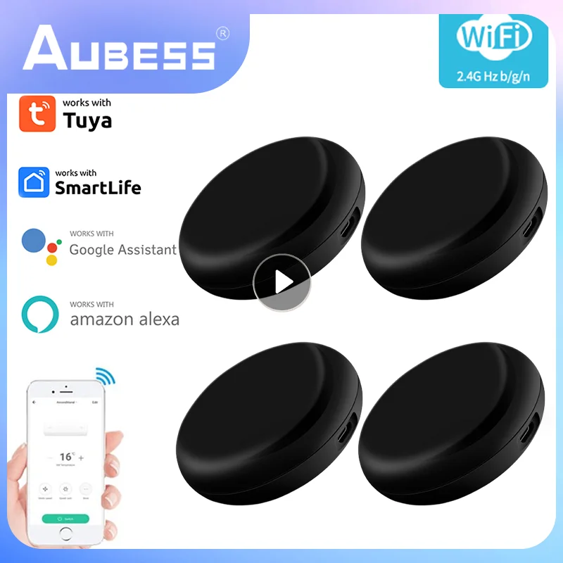 Tuya WiFi Smart Universal IR Remote DIY Smart Home Control System for TV DVD AUD AC Air Conditioner Works with Alexa Google Home
Tuya WiFi Smart Universal IR Remote DIY Smart Home Control System for TV DVD AUD AC Air Conditioner Works with Alexa Google Home