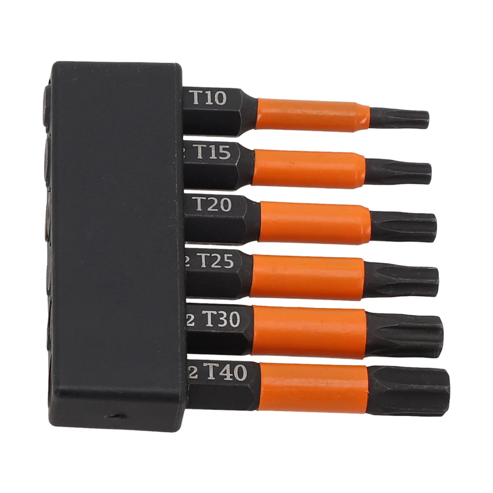6pcs 50mm Torx Screwdriver Bit Magnetic 1/4 Shank Screwdriver Bit Set T10-T40 Screwdrivers Nutdrivers Bits Workshop Hand Tools
6pcs 50mm Torx Screwdriver Bit Magnetic 1/4 Shank Screwdriver Bit Set T10-T40 Screwdrivers Nutdrivers Bits Workshop Hand Tools