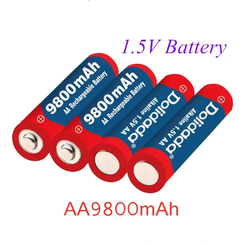 Free Shipping100% New AA 9800 MAH Rechargeable Battery AA 1.5 V. Rechargeable New Alcalinas Drummey For Toy Light Emitting Diode
Free Shipping100% New AA 9800 MAH Rechargeable Battery AA 1.5 V. Rechargeable New Alcalinas Drummey For Toy Light Emitting Diode