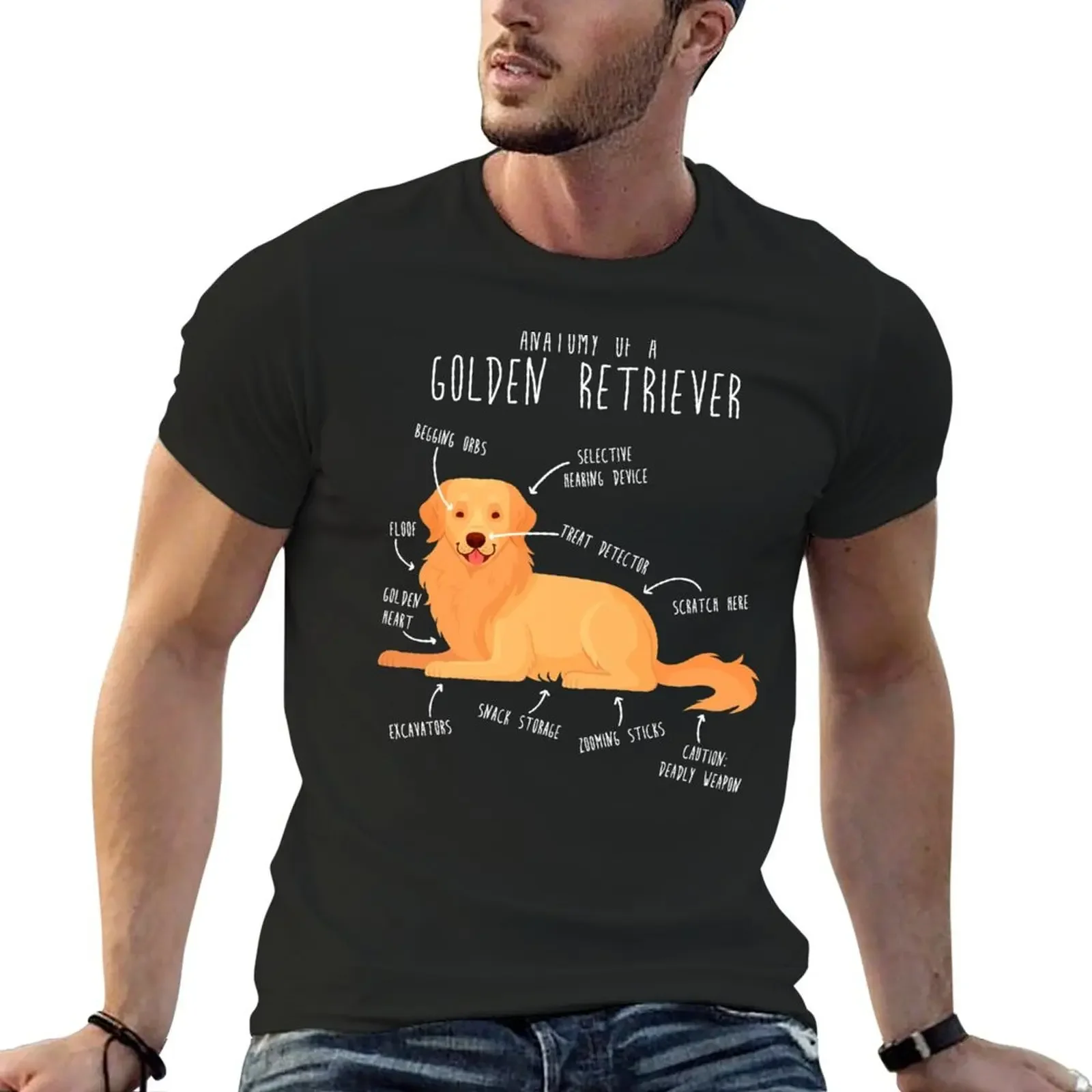 Anatomy of a Golden Retriever T-shirt quick-drying kawaii clothes mens white t shirts
Anatomy of a Golden Retriever T-shirt quick-drying kawaii clothes mens white t shirts