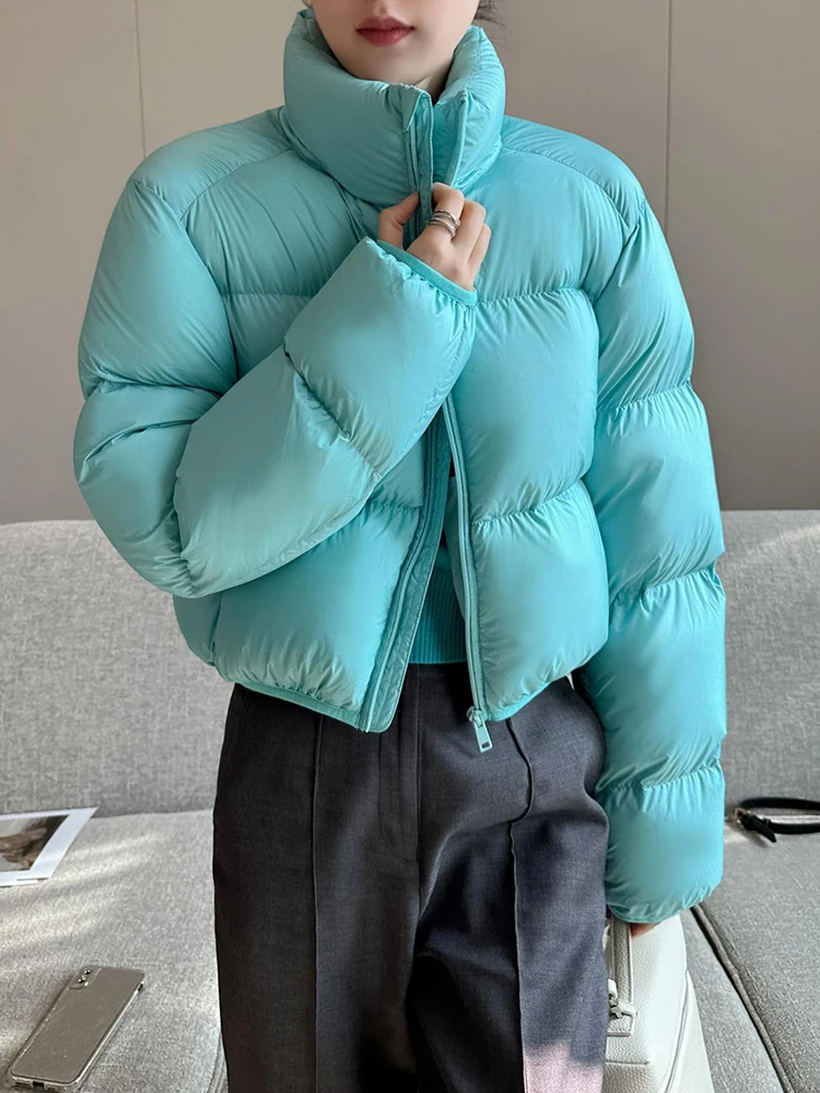 2024 Winter Women's Down Jackets Ultra Light Warm Casual Coat Female Puffer Jacket Cotton Padded Stand Collar Zipper Parkas
2024 Winter Women's Down Jackets Ultra Light Warm Casual Coat Female Puffer Jacket Cotton Padded Stand Collar Zipper Parkas