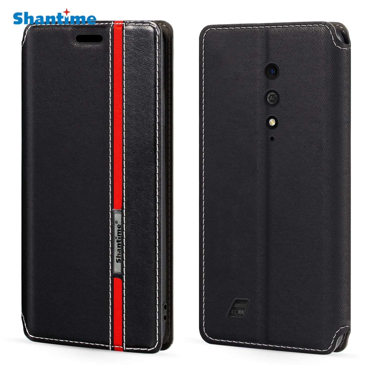 

For Ulefone Armor X12 Pro Case Fashion Multicolor Magnetic Closure Leather Flip Case Cover with Card Holder 5.45 inches