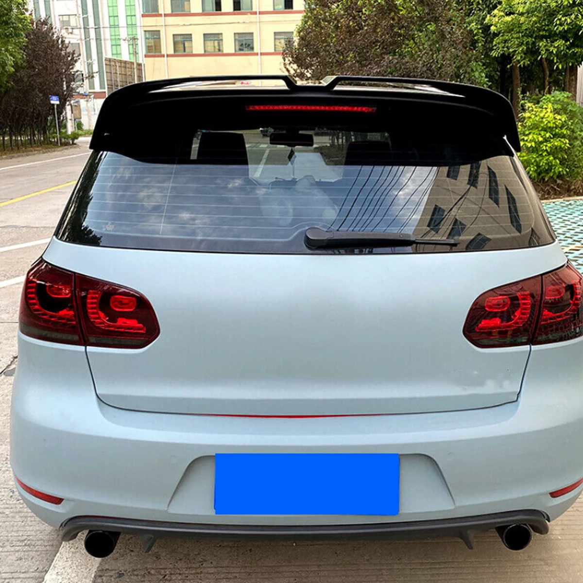 Rear Trunk Roof Top Tailgate Spoiler for VW Volkswagen Golf 6 MK6 NORMAL MODEL GTI R Style 2008 2009 2010-2013 Glossly Black Rear Trunk Roof Top Tailgate Spoiler for VW Volkswagen Golf 6 MK6 NORMAL MODEL GTI R Style 2008 2009 2010-2013 Glossly Black
