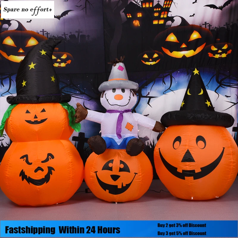 Halloween Decoration Pumpkin/Witch Halloween Inflatable Toy Outdoor Garden Decoration with LED Light halloween decor
Halloween Decoration Pumpkin/Witch Halloween Inflatable Toy Outdoor Garden Decoration with LED Light halloween decor