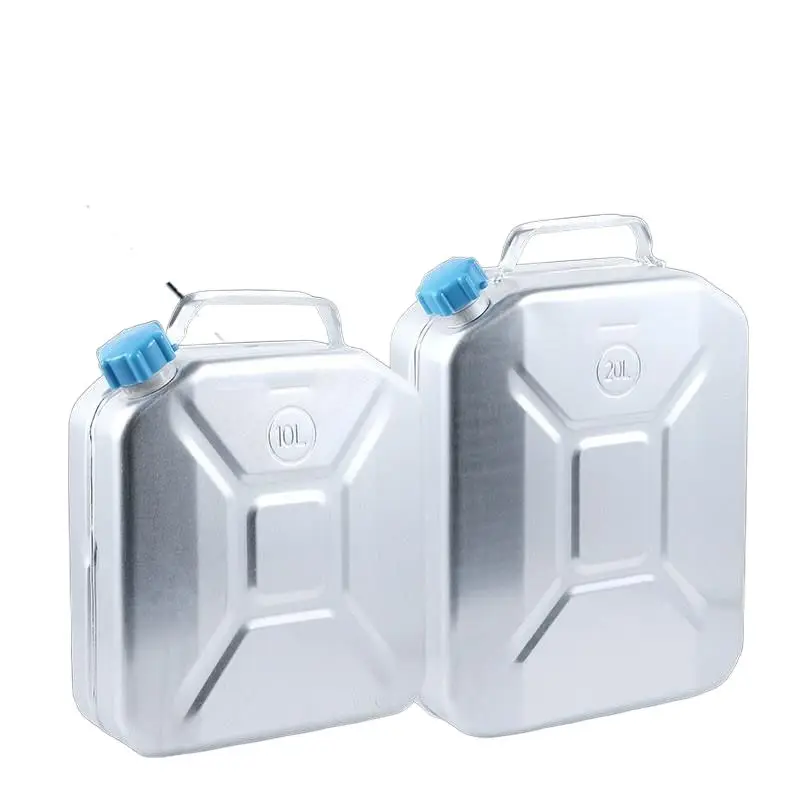 Thickened aluminum portable 10L20L explosion-proof refueling barrel car and motorcycle special oil storage barrel 
Thickened aluminum portable 10L20L explosion-proof refueling barrel car and motorcycle special oil storage barrel