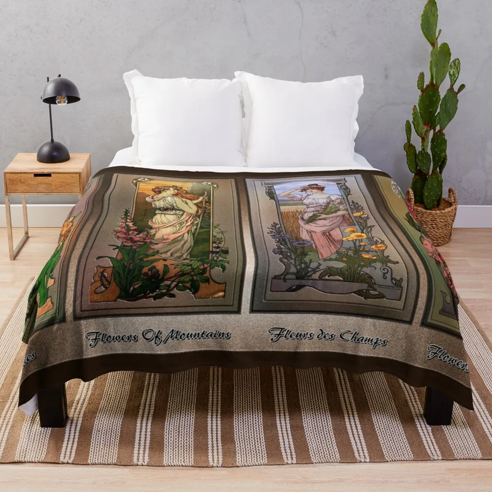Art Nouveau Flower Series by lisabeth Sonrel Vintage Art Throw Blanket Luxury Blanket Loose Blanket throw blanket for sofa
Art Nouveau Flower Series by lisabeth Sonrel Vintage Art Throw Blanket Luxury Blanket Loose Blanket throw blanket for sofa