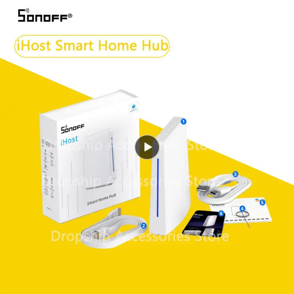 SONOFF iHost Smart Home Hub Zigbee Gateway Multi-mode Wifi LAN Wireless Remote Control Local Automation For Most of Devices
SONOFF iHost Smart Home Hub Zigbee Gateway Multi-mode Wifi LAN Wireless Remote Control Local Automation For Most of Devices
