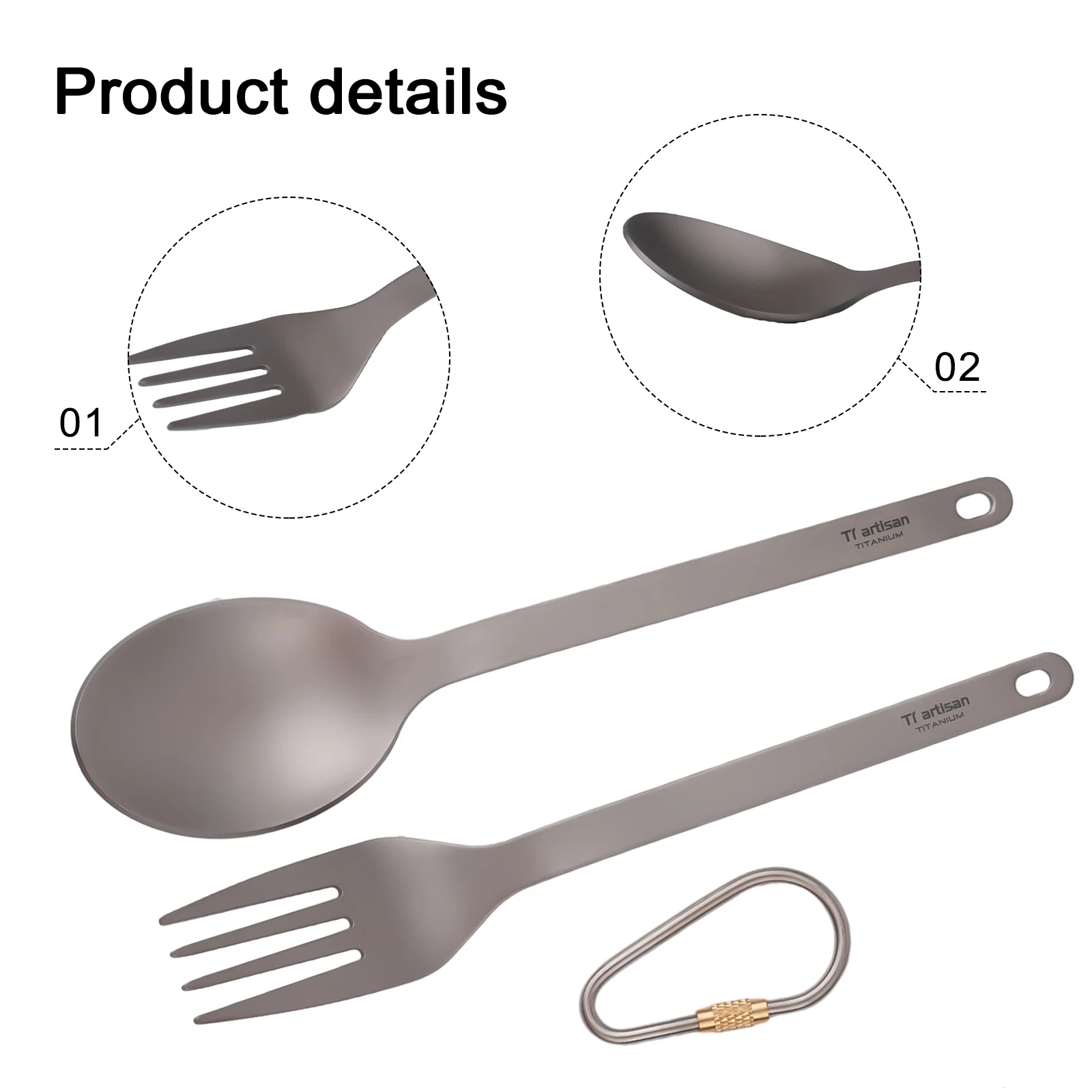 Столовая вилка из титана, семейный набор столовых приборов для дома, кемпинга, пешего туризма, пикника
Столовая вилка из титана, семейный набор столовых приборов для дома, кемпинга, пешего туризма, пикника