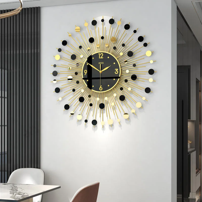 

Креативное украшение для дома в скандинавском стиле для гостиной, модные и минималистичные настенные часы, современный дизайн