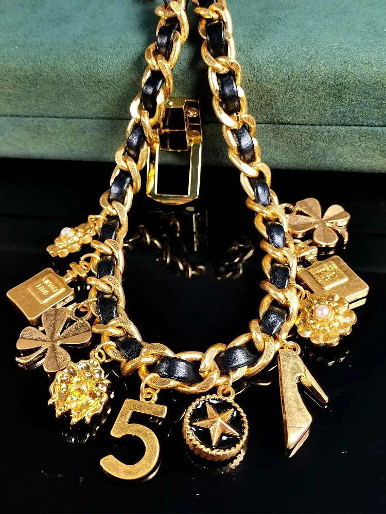 

Роскошное винтажное высококачественное ожерелье, браслет и брошь 2024, комплекты известных дизайнерских ювелирных изделий, подарок для женщин, оптовая продажа