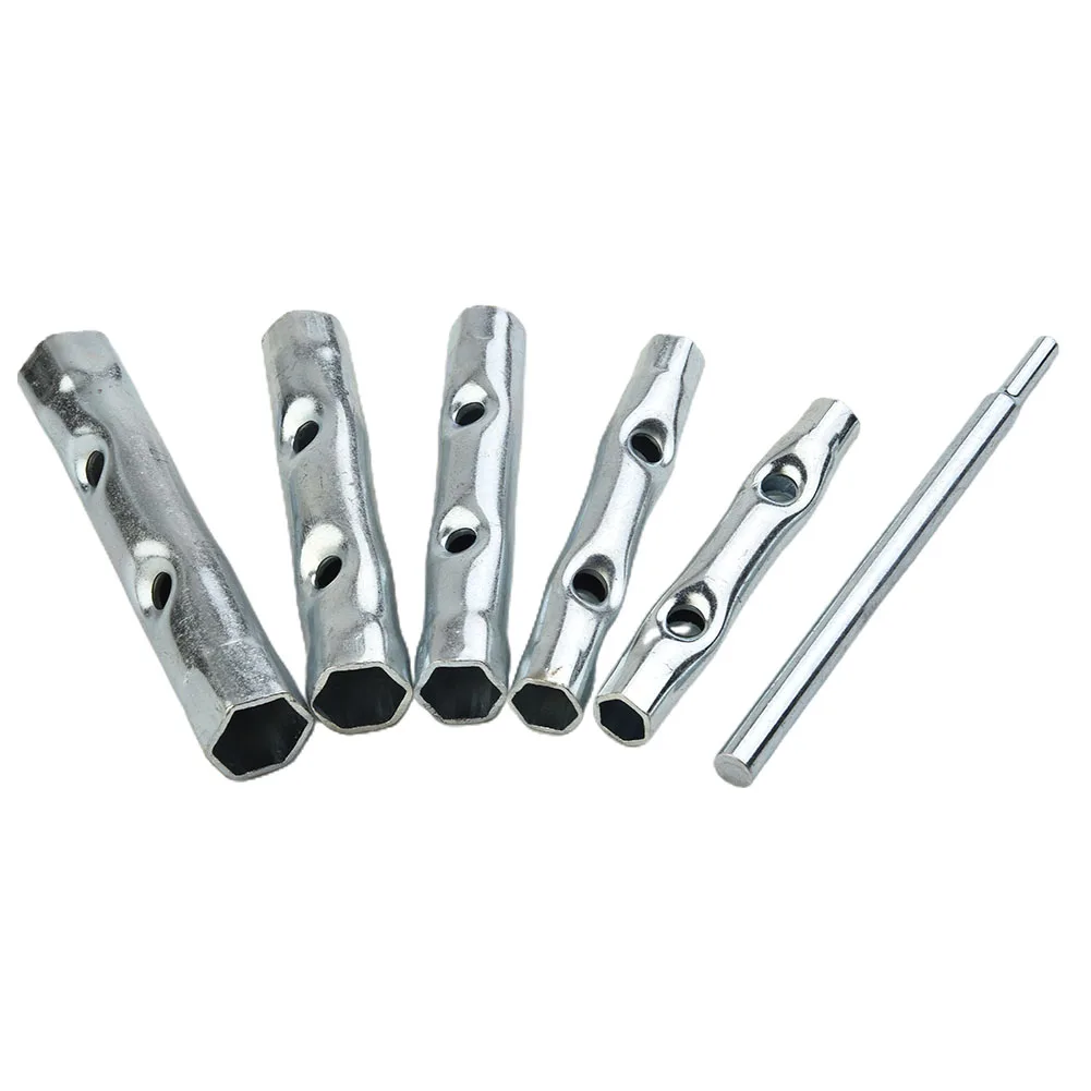 6PC 8-17mm Metric Tubular Box Wrench Set Tube Hollow Socket Wrench Filter Wrench High Quality Carbon Steel Spanner Wrenches
6PC 8-17mm Metric Tubular Box Wrench Set Tube Hollow Socket Wrench Filter Wrench High Quality Carbon Steel Spanner Wrenches