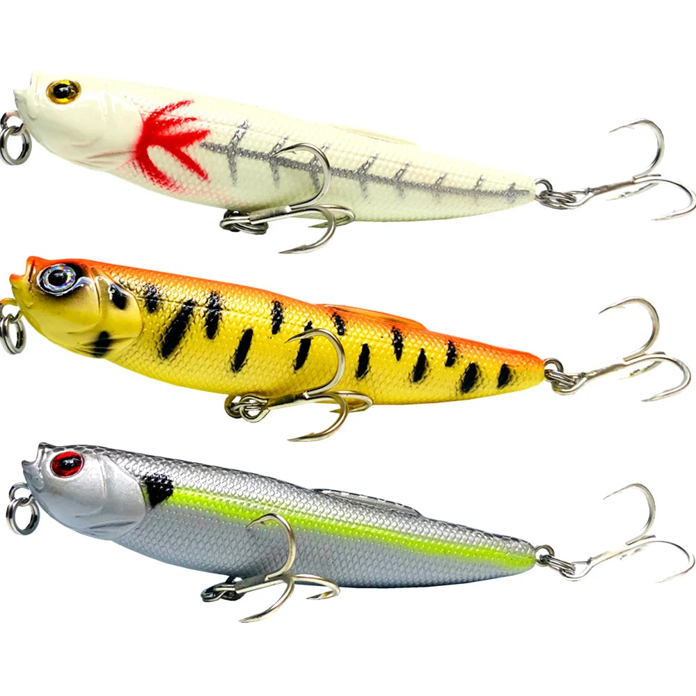 

1pc Floating Pencil Fishing Lures 92mm 9g Stickbait Topwater Surface Walk The Dog Hard Baits Wobblers For Bass Pike Saltwater