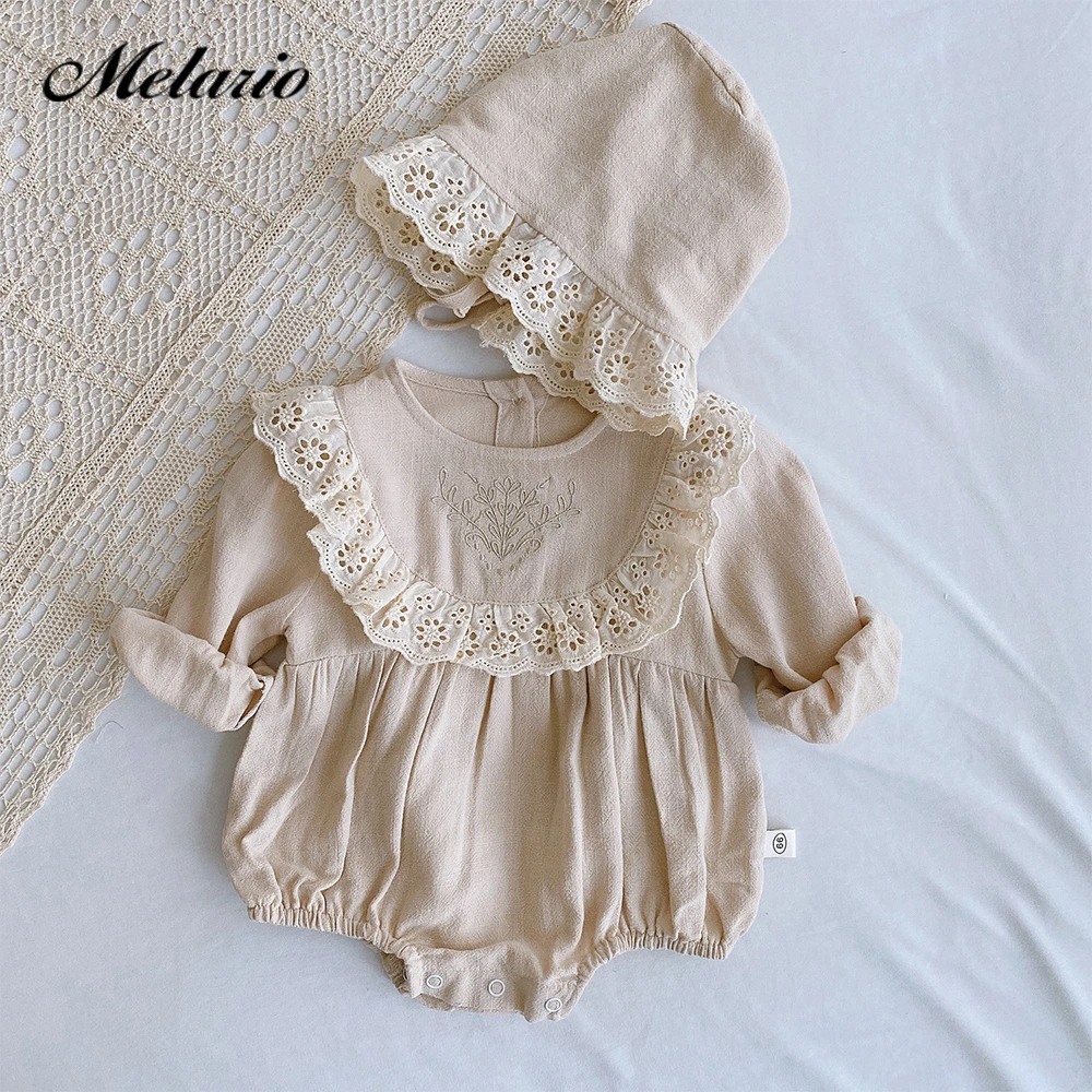 Menoea Baby Triangle Creeper 2023 Autumn Girls' Sweet Lace Edge Flower Embroidery Long Sleeve Bodysuit Baby Clothing Bodysuits
Menoea Baby Triangle Creeper 2023 Autumn Girls' Sweet Lace Edge Flower Embroidery Long Sleeve Bodysuit Baby Clothing Bodysuits