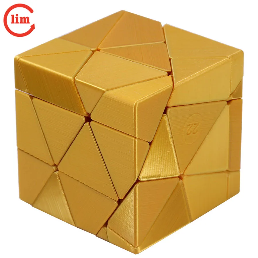 

fs limCube Magic Cube 3D Printing GhostZ 2x2 skew Golden Puzzle Educational Twist Wisdom Toys бесконечный куб cubo magico