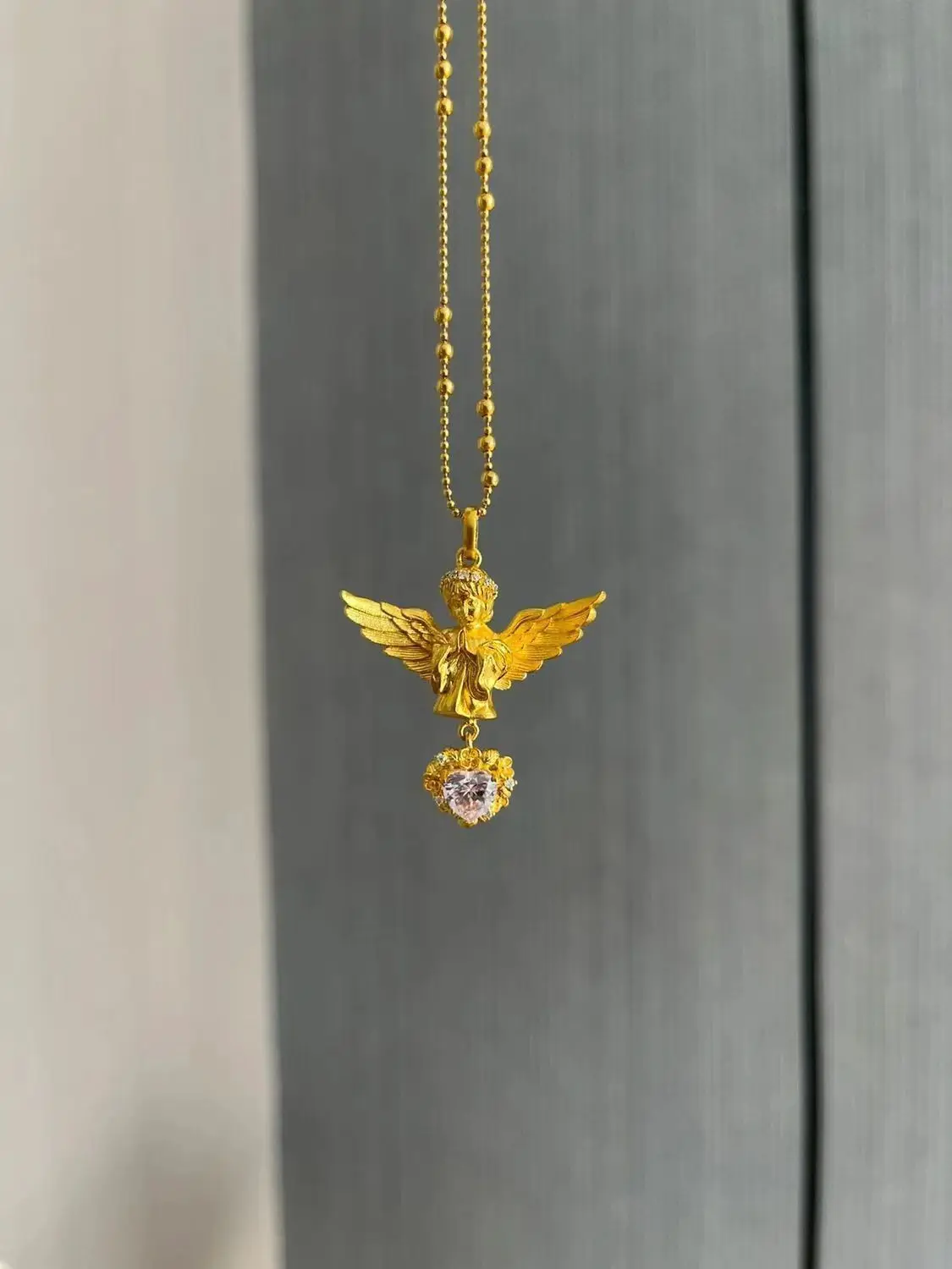 UMQ Original New Wishing Angel Love Necklace Sweet Simple All-Match Pendant Girlfriends Jewelry
UMQ Original New Wishing Angel Love Necklace Sweet Simple All-Match Pendant Girlfriends Jewelry