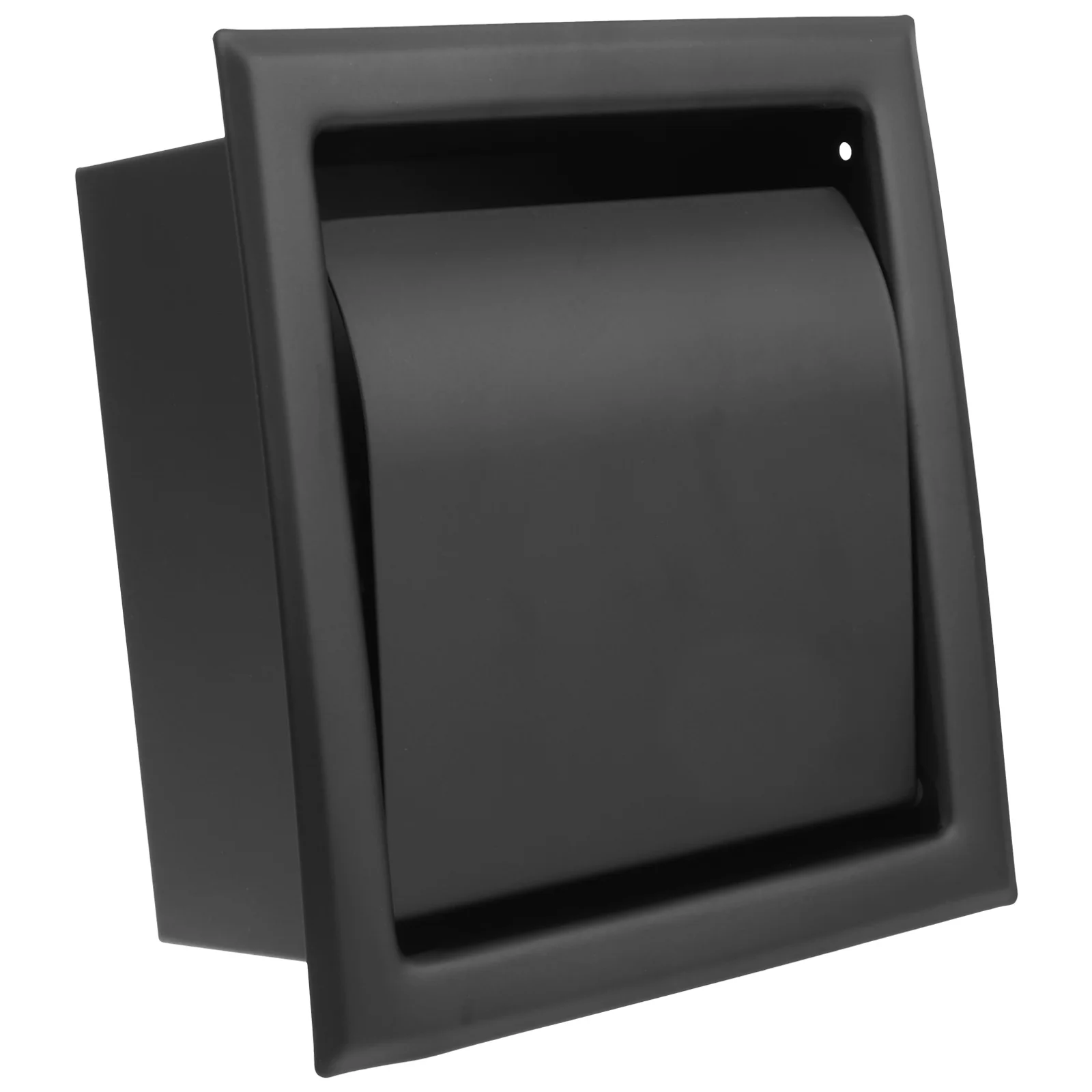 

1pc Creative Toilet Tissue Box Embedded-in Paper Holder Tissue Rack (Black)